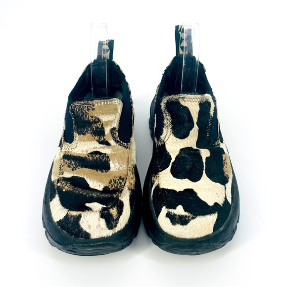 ULU Boots - Calf Hair Cow Print Slip On Shoes - Size 8 - Picture 2 of 8
